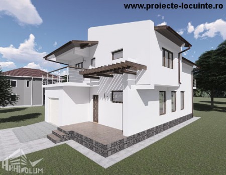 PROIECTE CASE MODERNE CU GARAJ